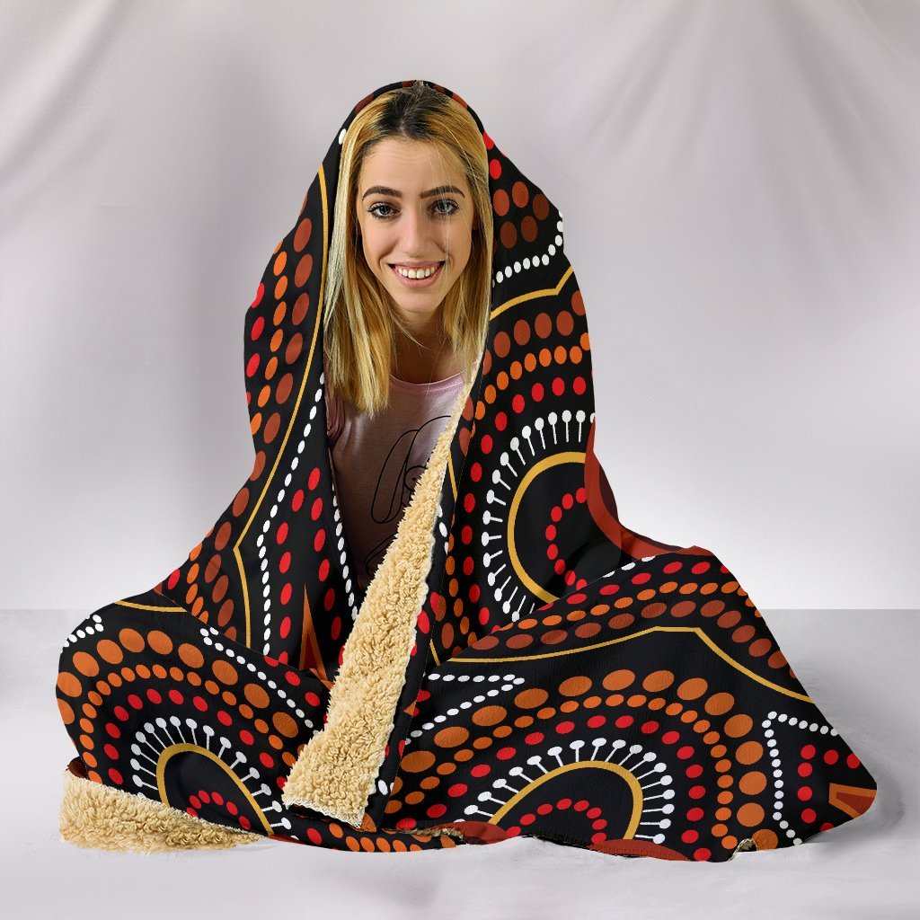 aboriginal-hooded-blanket-aboriginal-dot-painting-flowers-style-ver02