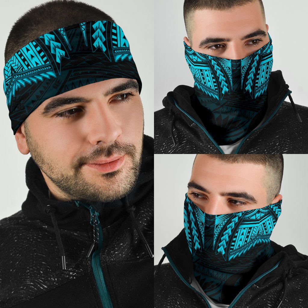 New Zealand Dragon Maori Tattoo Bandana - Blue - Vibe Hoodie Shop