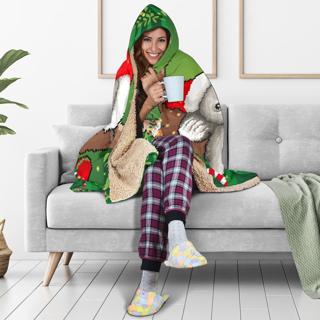 christmas-hooded-blanket-australia-flag-with-koala-ugly-christmas