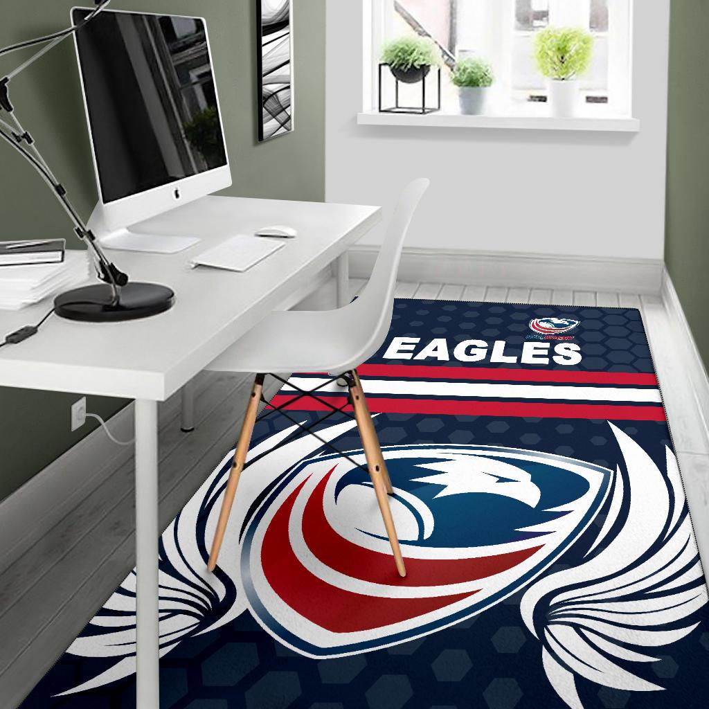 USA Rugby Area Rug Eagles Simple Style - Full Navy - Vibe Hoodie Shop