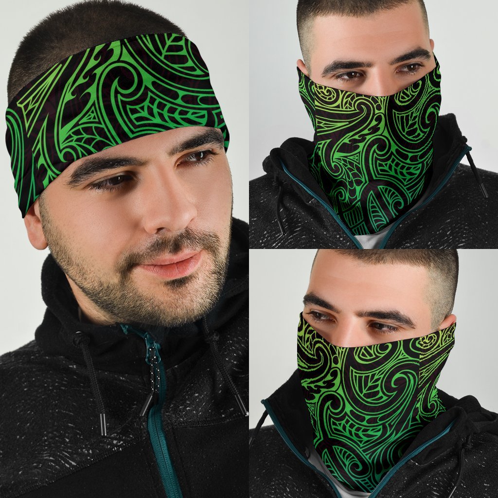 New Zealand Maori Bandana - Light Green - Vibe Hoodie Shop