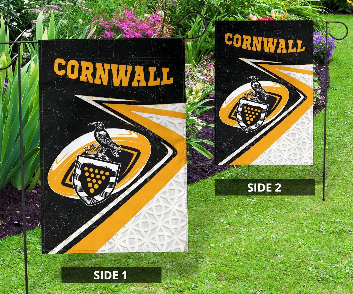 Cornwall Rugby Flag - Celtic Cornwall Rugby Ball - Vibe Hoodie Shop