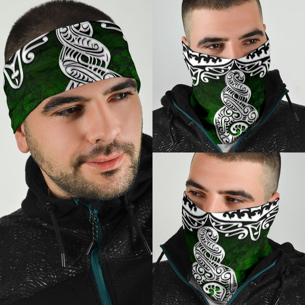 New Zealand Maori Bandana, Poutama Pikorua Double Twist - Vibe Hoodie Shop