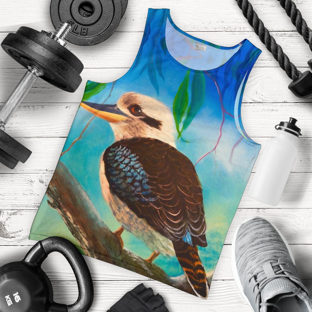 Kookaburra Men's Tank Top - Australia Kookaburra - Vibe Hoodie Shop