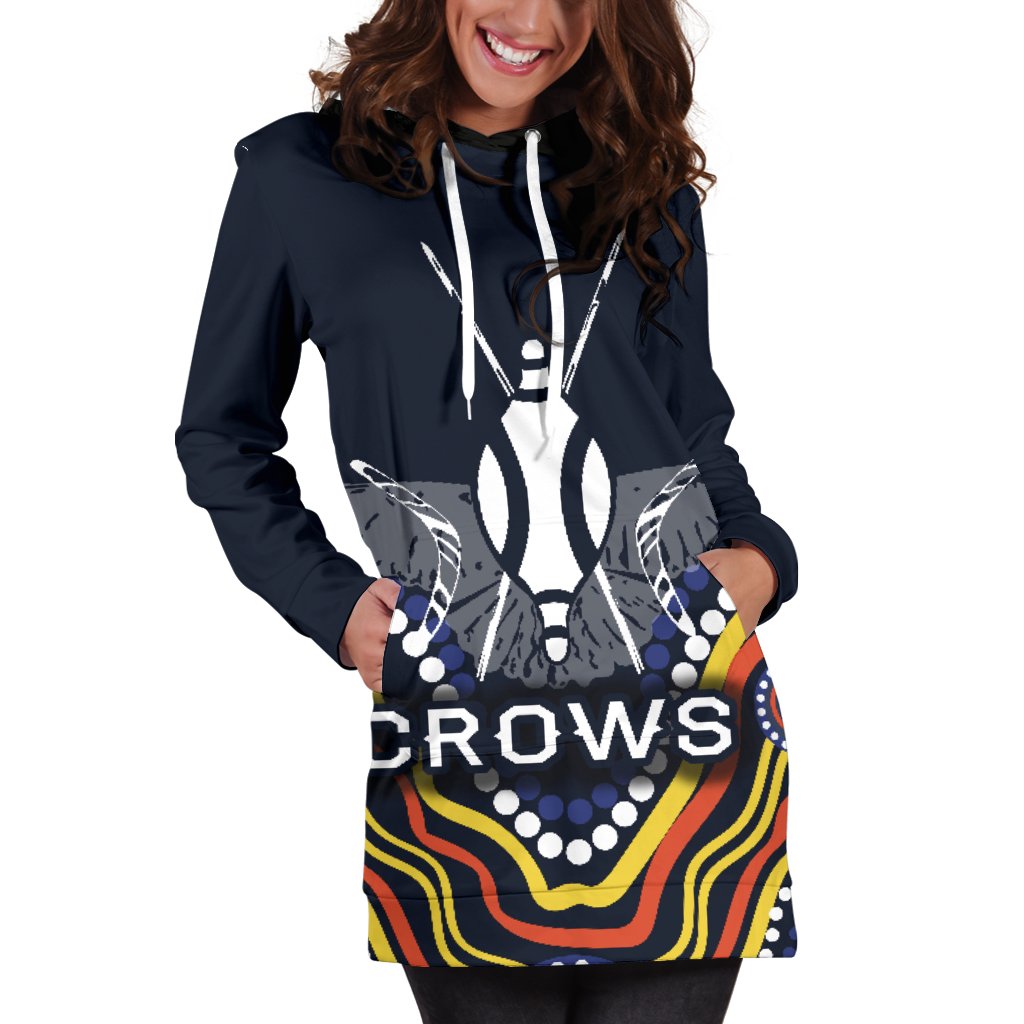 Adelaide Women Hoodie Dress Special Crows - Vibe Hoodie Shop