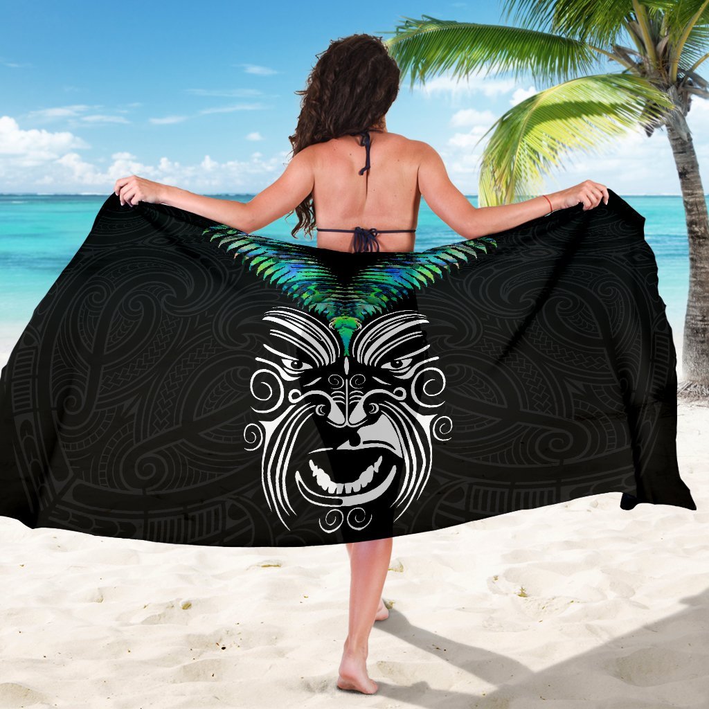 New Zealand Maori Moko Sarong Paua Shell - Vibe Hoodie Shop