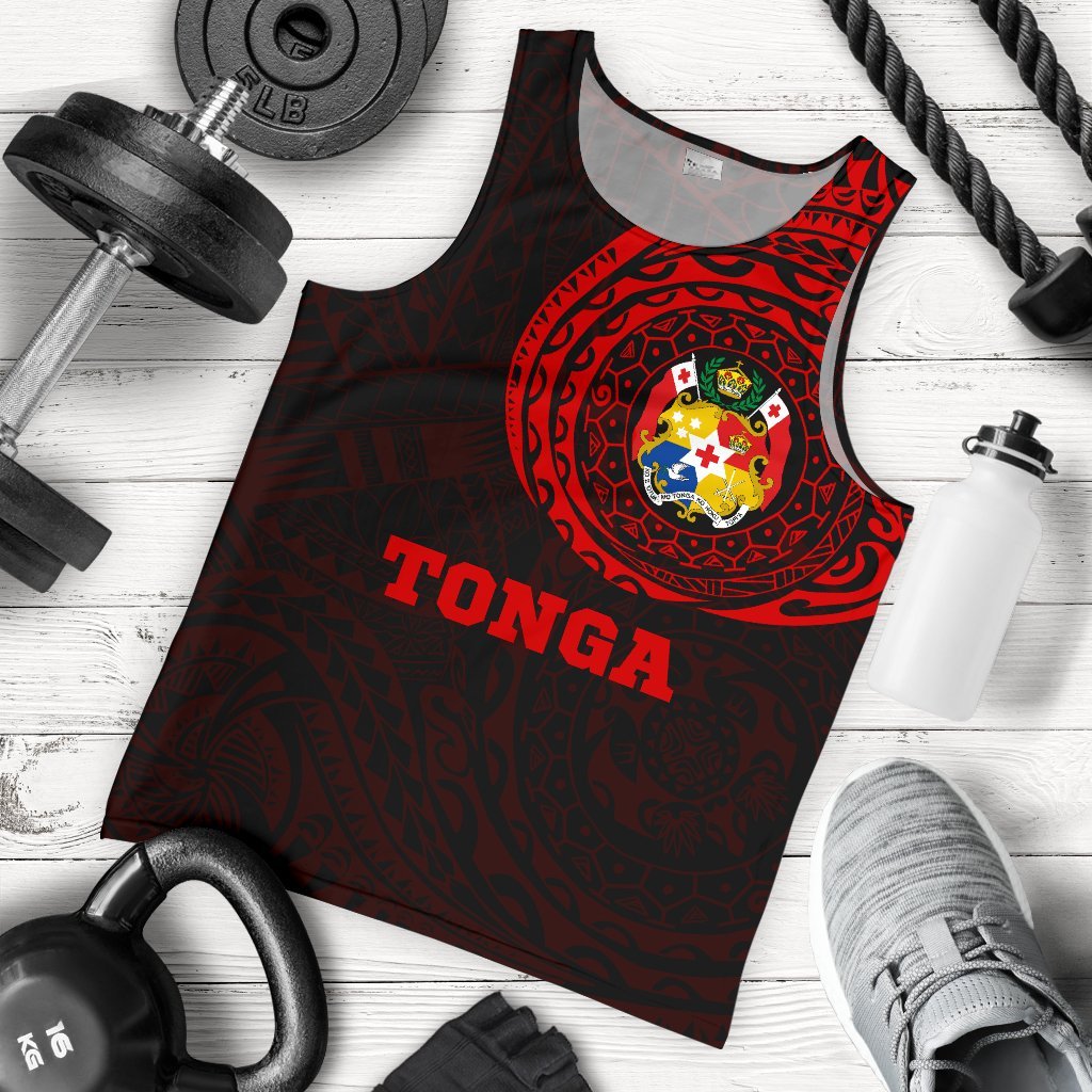 Tonga Polynesian Tattoo Style Tank Top - Vibe Hoodie Shop