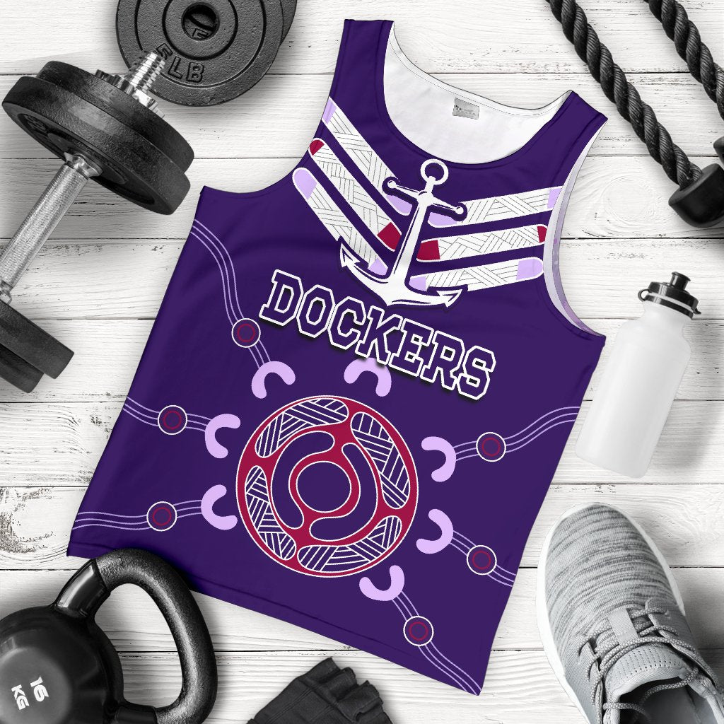 Dockers Men Tank Top Indigenous Fremantle - Vibe Hoodie Shop