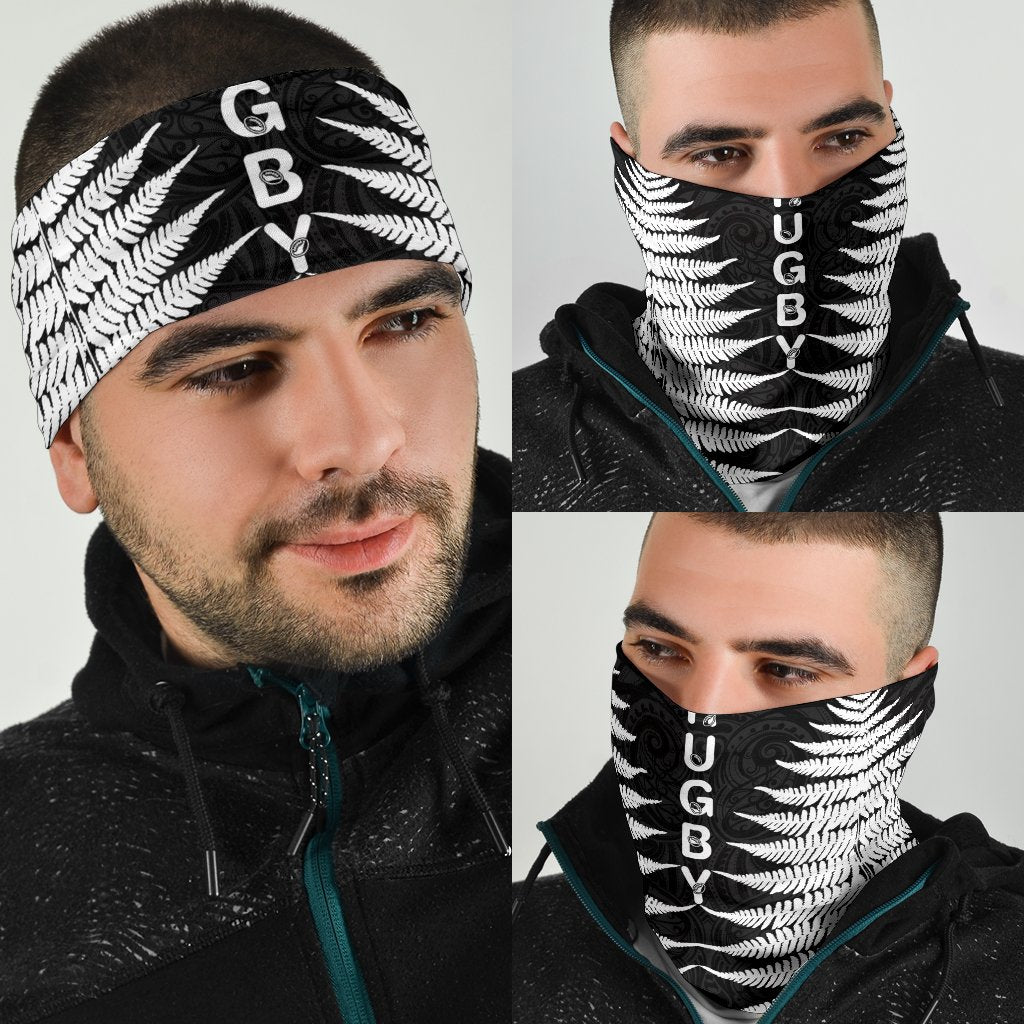 New Zealand Bandana Aotearoa Rugby Silver Fern - Vibe Hoodie Shop