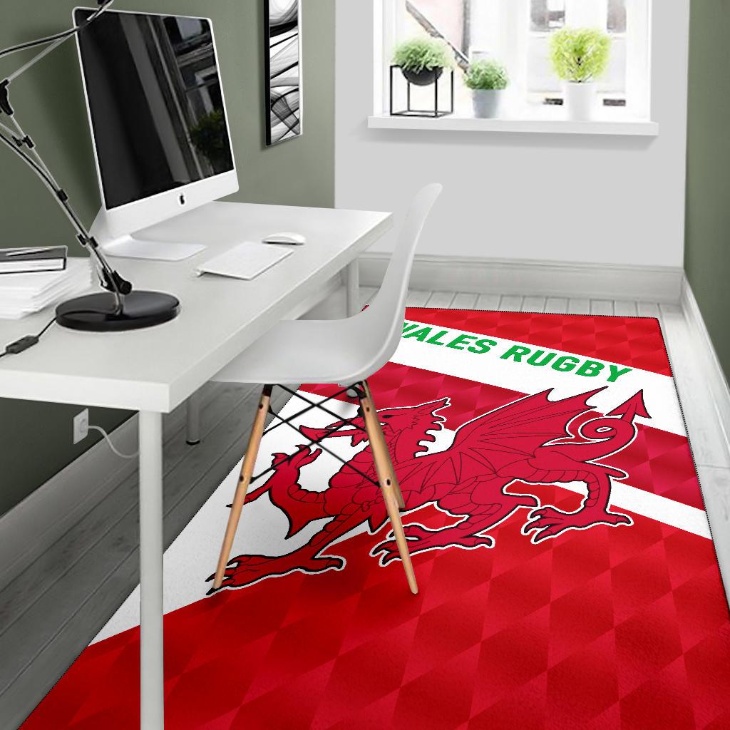 Wales Rugby Area Rug Sporty Style - Vibe Hoodie Shop