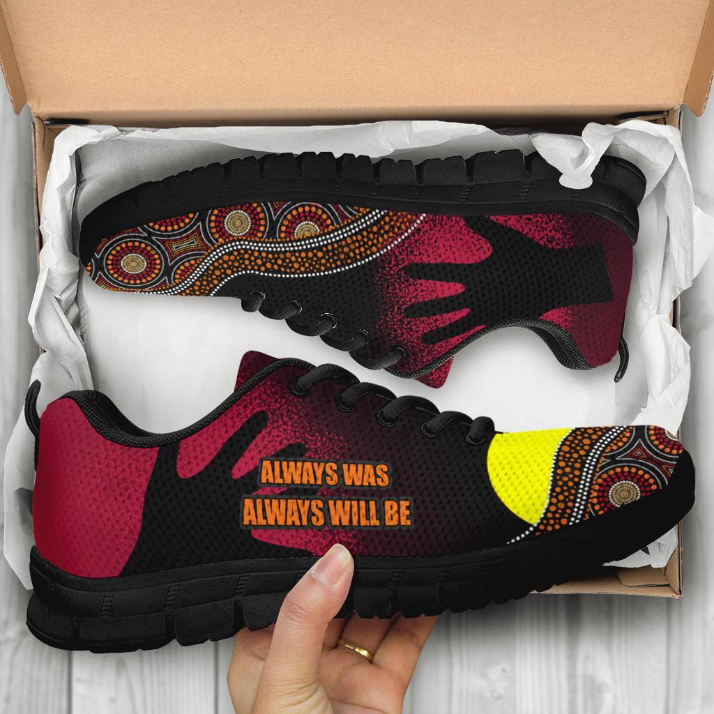 NAIDOC Sneakers, NAIDOC Week 2020 Always Was, Always Will Be With A Hand - Vibe Hoodie Shop