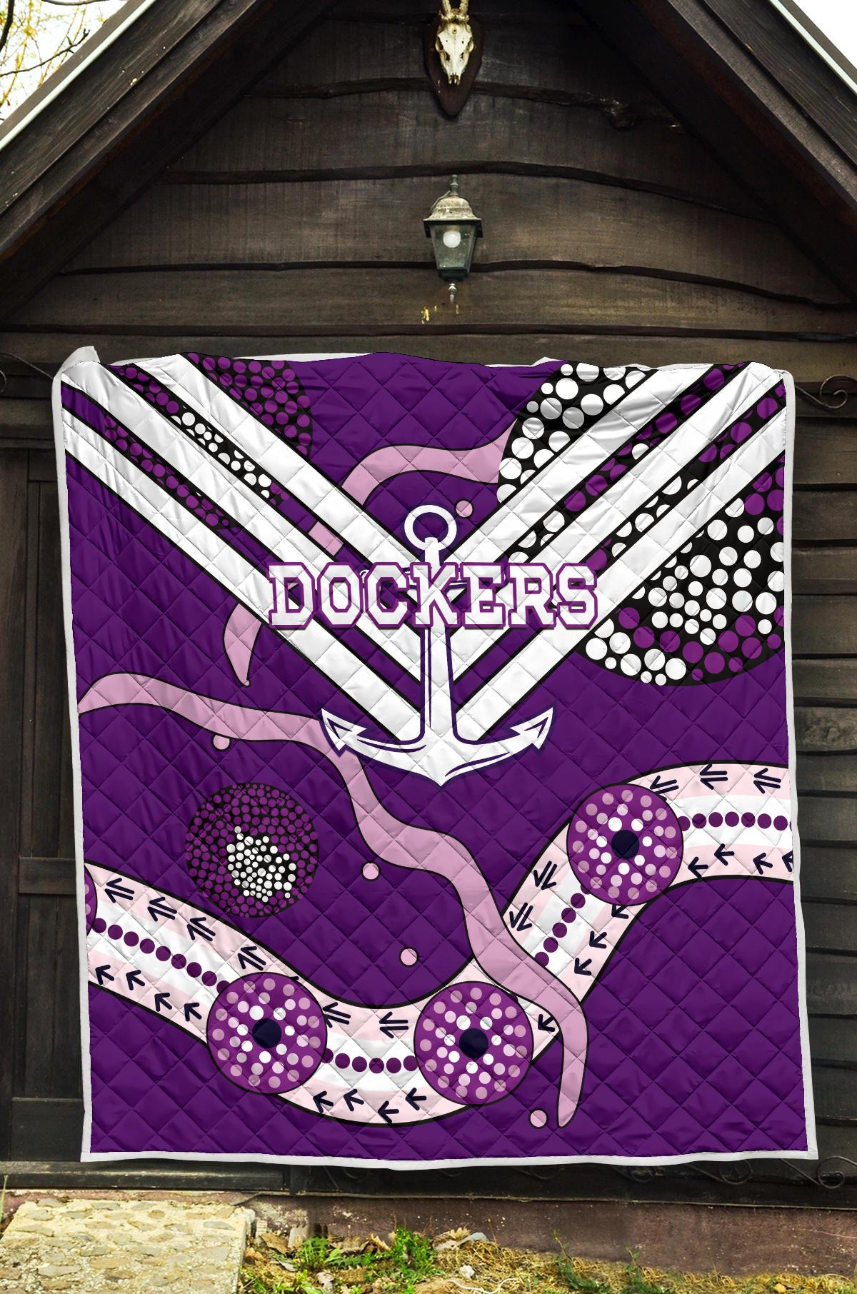 Dockers Premium Quilt Indigenous Fremantle - Freo - Vibe Hoodie Shop
