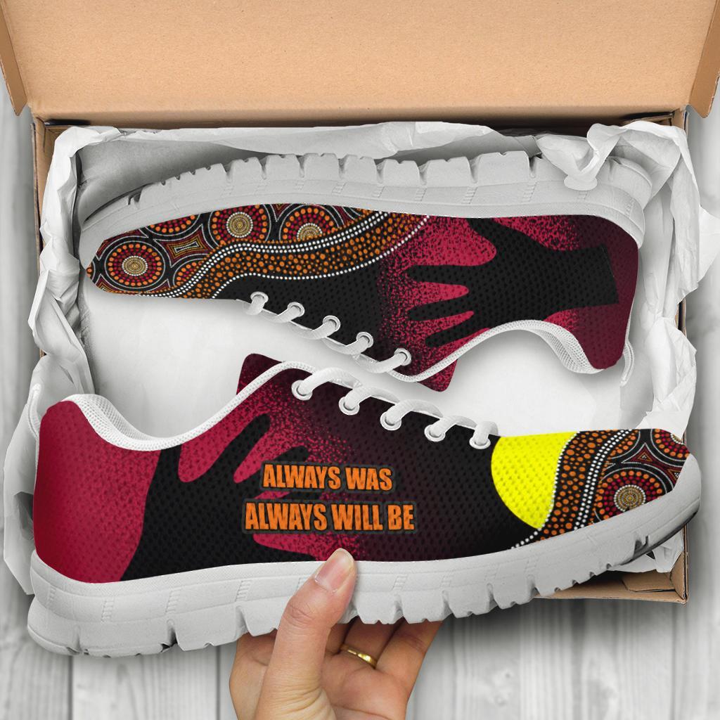 NAIDOC Sneakers, NAIDOC Week 2020 Always Was, Always Will Be With A Hand - Vibe Hoodie Shop