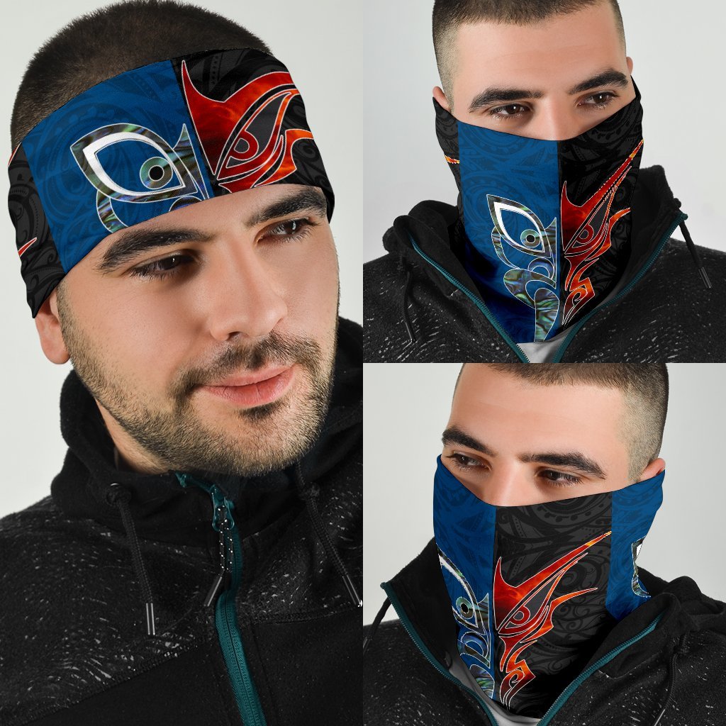 New Zealand Tumatauenga And Tangaroa Bandana - Vibe Hoodie Shop