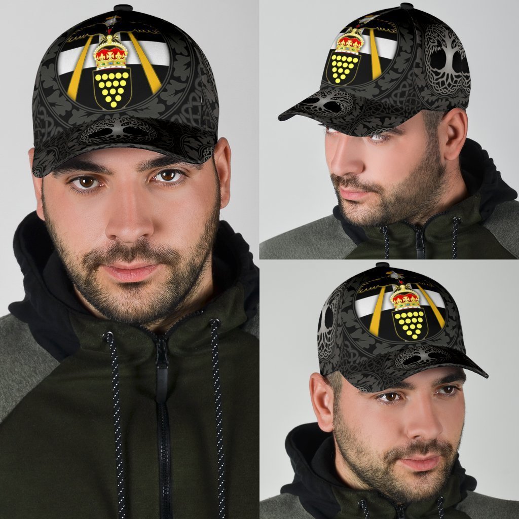 Cornish Symbols Classic Cap Hat - The Celtic spirit of Cornwall - Vibe Hoodie Shop