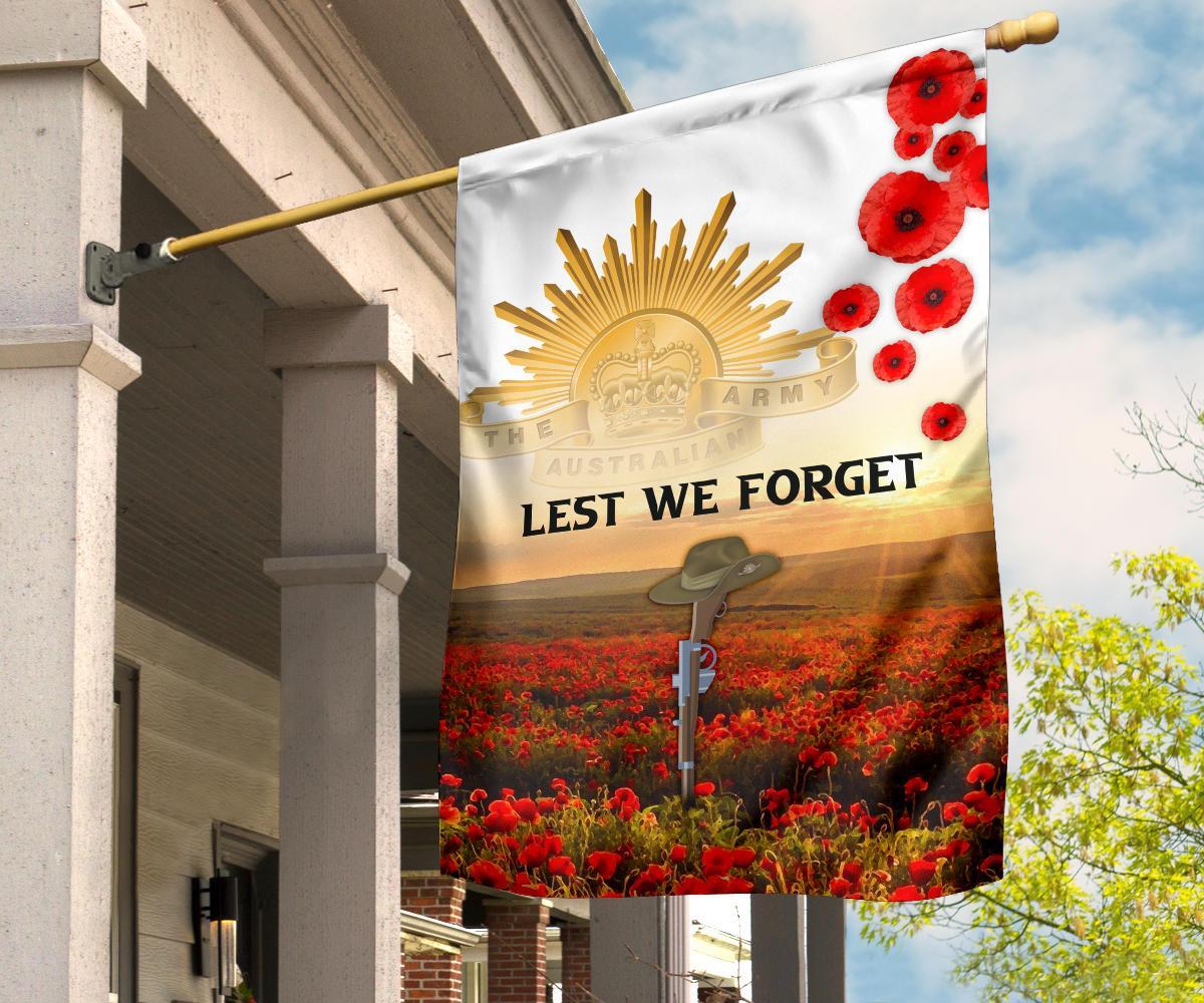 ANZAC Day 2021 Flag - We Will Remember Them Ver01 - Vibe Hoodie Shop