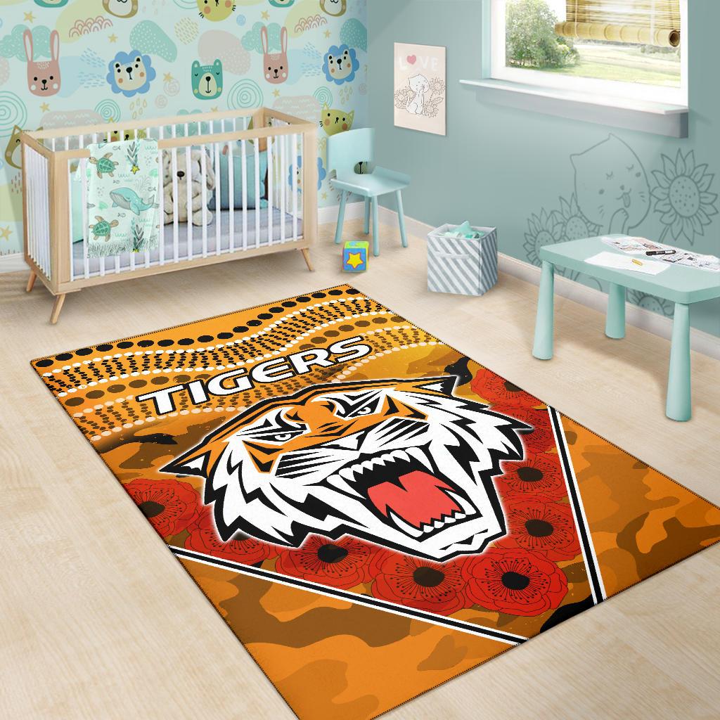 Tigers ANZAC Area Rug Wests - Vibe Hoodie Shop