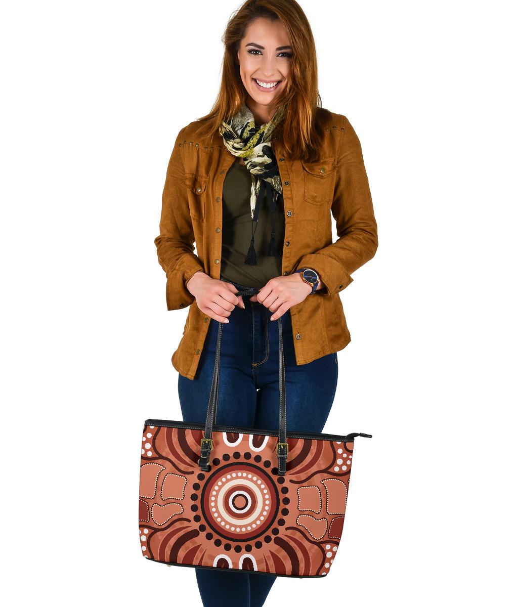aboriginal-leather-tote-bag-indigenous-art-patterns-ver02