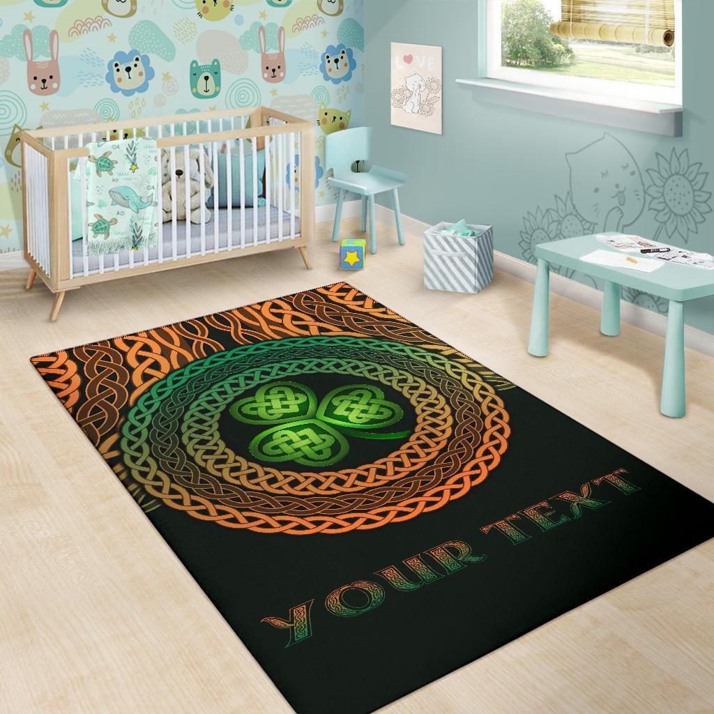 Ireland Celtic Personalised Area Rug - Celtic Pride - Vibe Hoodie Shop