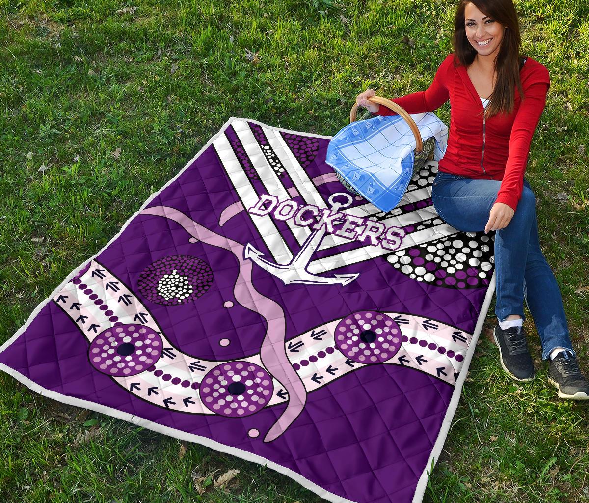 Dockers Premium Quilt Indigenous Fremantle - Freo - Vibe Hoodie Shop