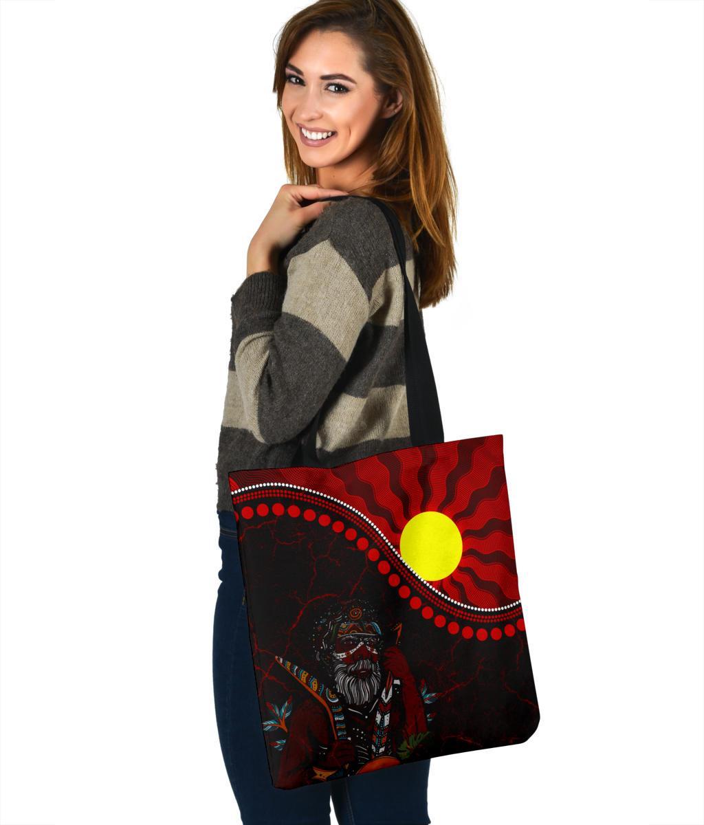 aboriginal-tote-bags-indigenous-people-and-sun