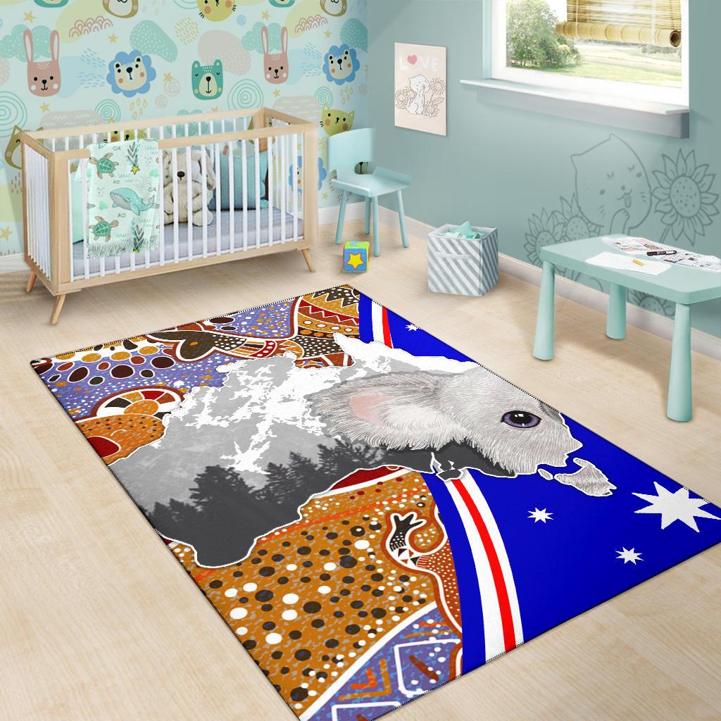 Area Rug - Australia Koala - Vibe Hoodie Shop