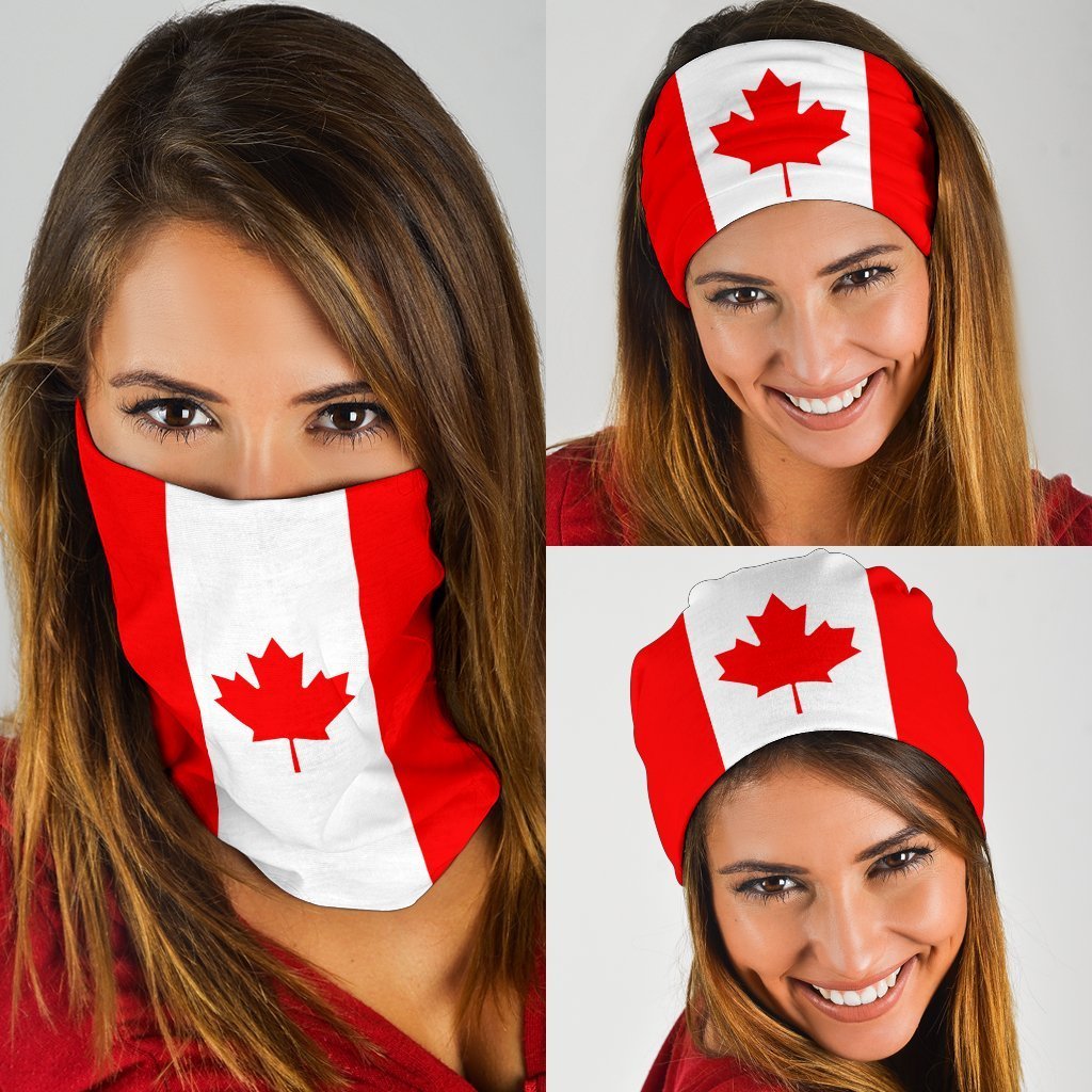 Canada Bandana 3 - Pack - Flag Neck Gaiter - Vibe Hoodie Shop
