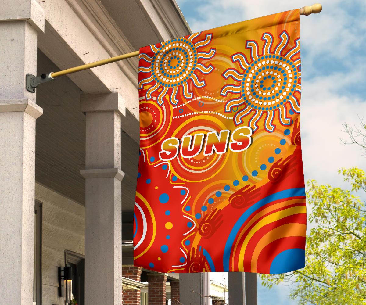 Suns Flag Sun Indigenous Gold Coast - Vibe Hoodie Shop