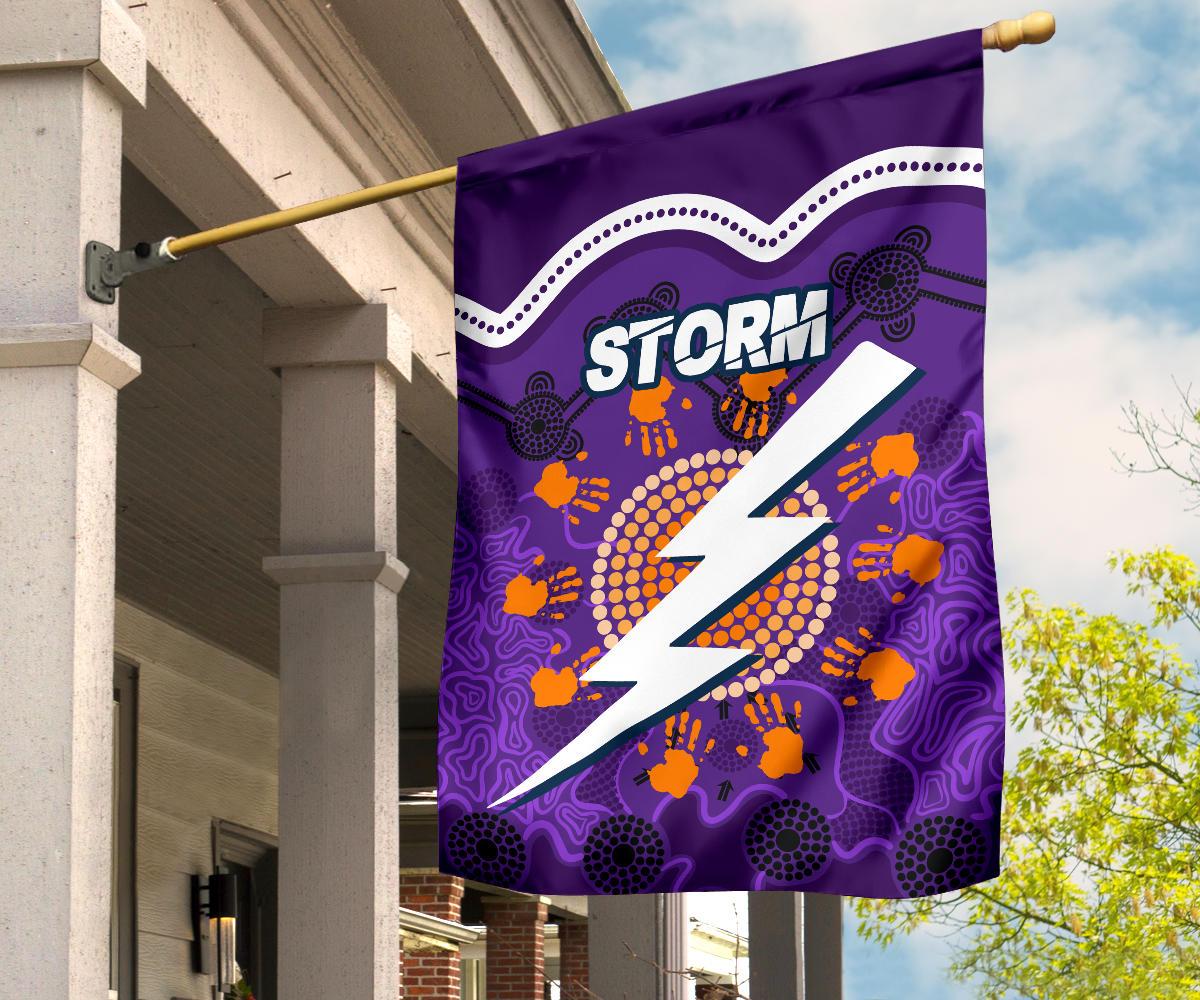 Storm Flag Indigenous Aboriginal Melbourne - Sun Style - Vibe Hoodie Shop