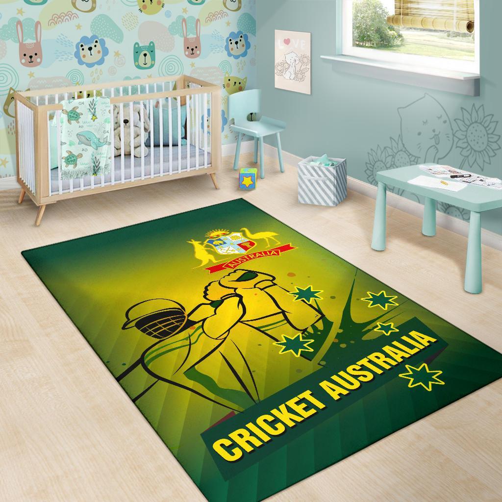 Cricket Area Rug - Australian Cricket National Color - Vibe Hoodie Shop