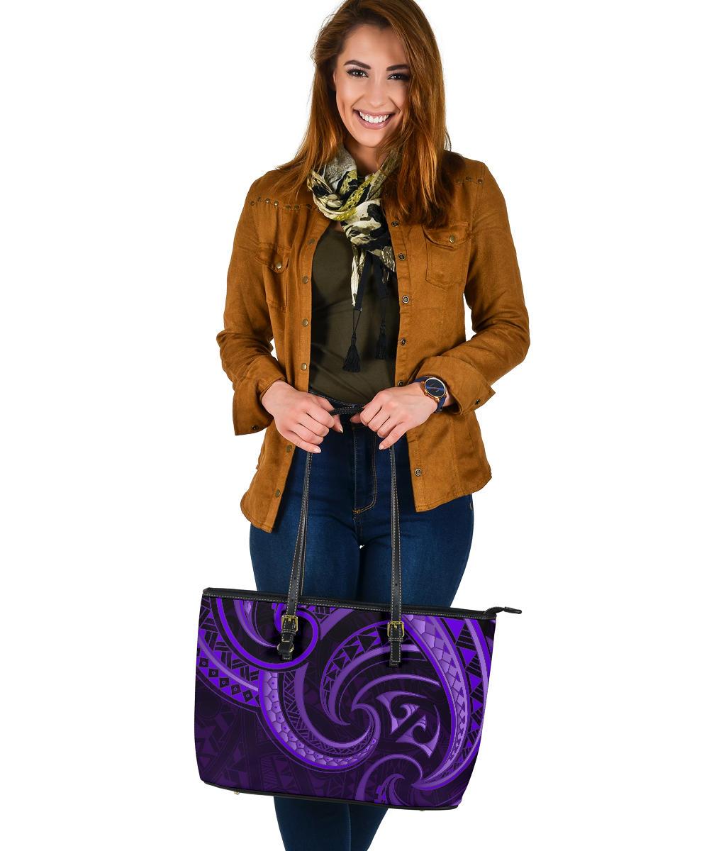 new-zealand-maori-mangopare-large-leather-tote-polynesian-purple