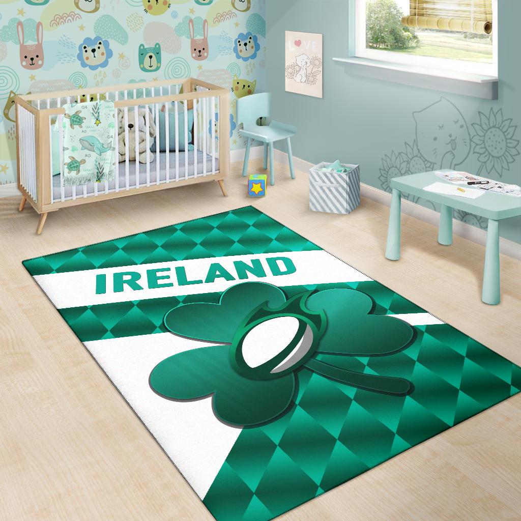 Ireland Rugby Area Rug Sporty Style - Vibe Hoodie Shop