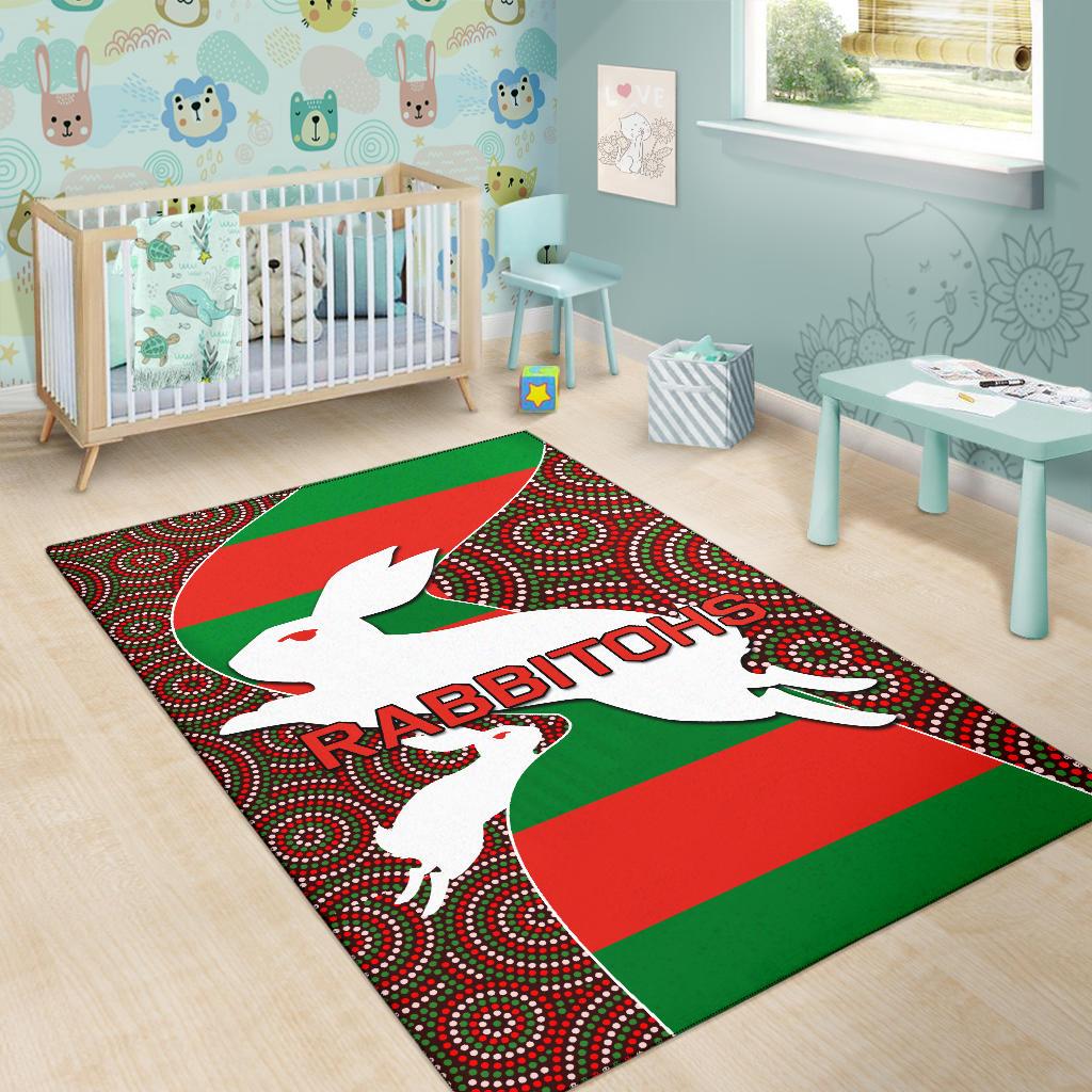 Rabbitohs Area Rug - Vibe Hoodie Shop