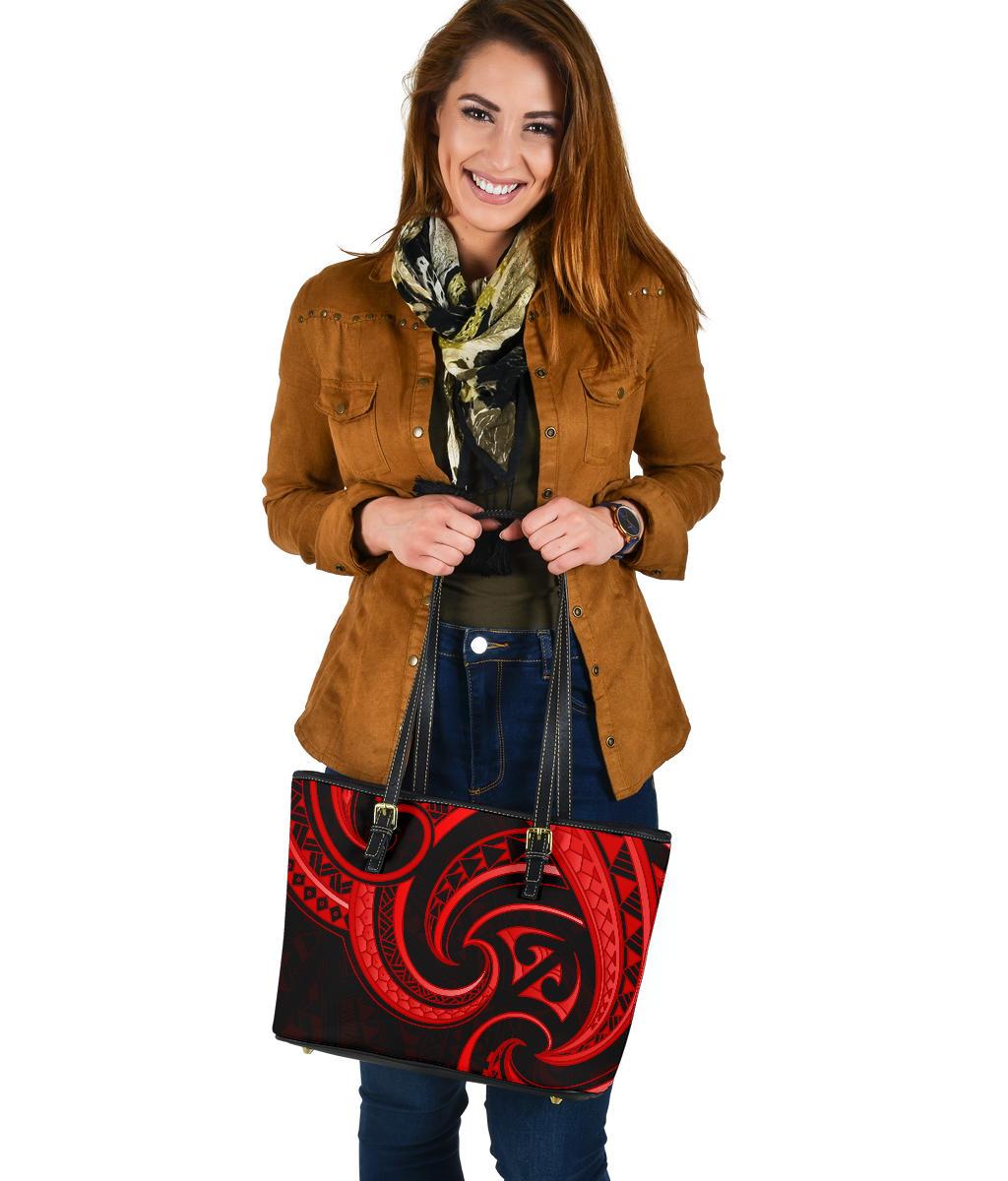 new-zealand-maori-mangopare-small-leather-tote-polynesian-red