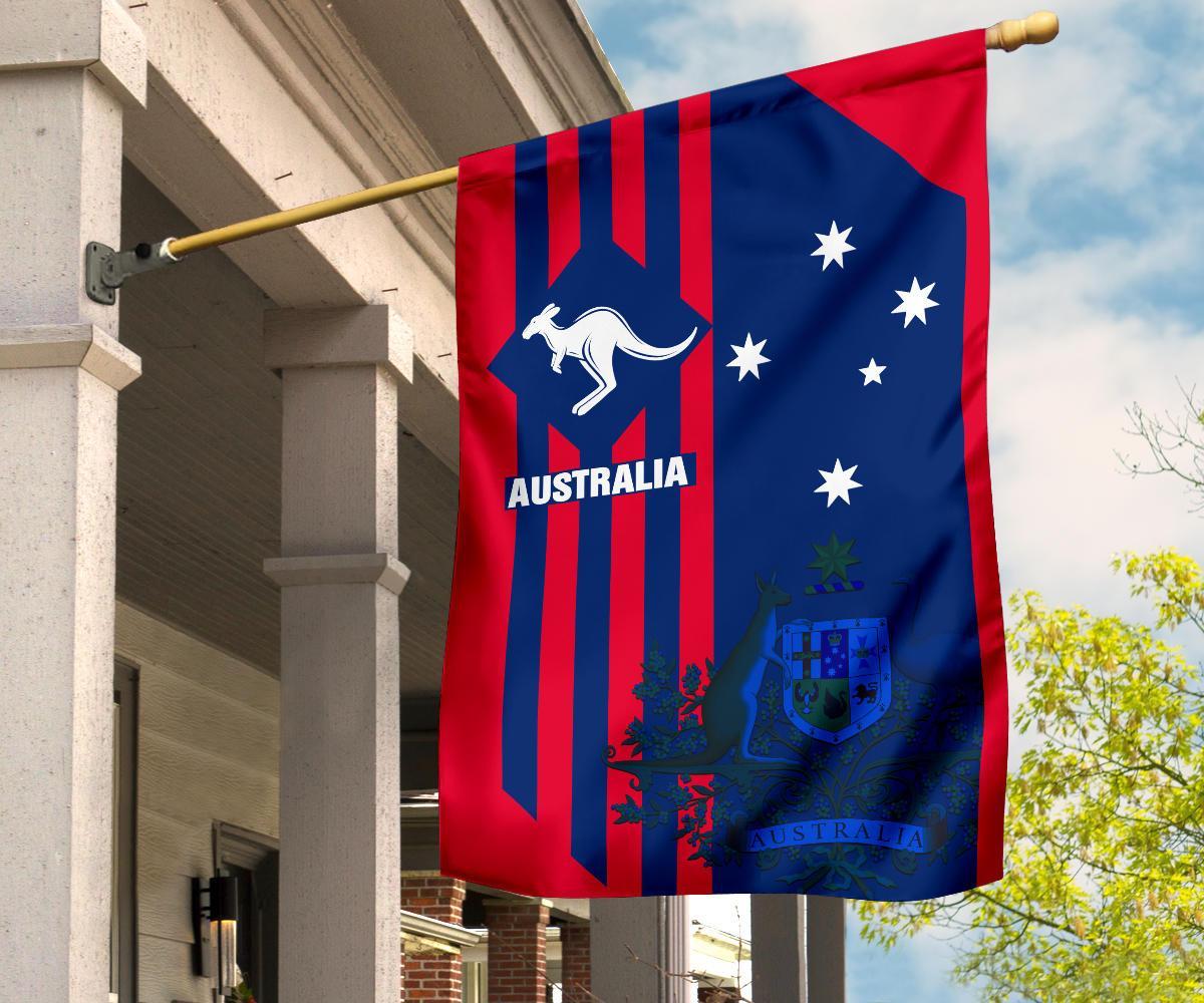 Flag - Australia Kangaroo Sign National Color - Vibe Hoodie Shop