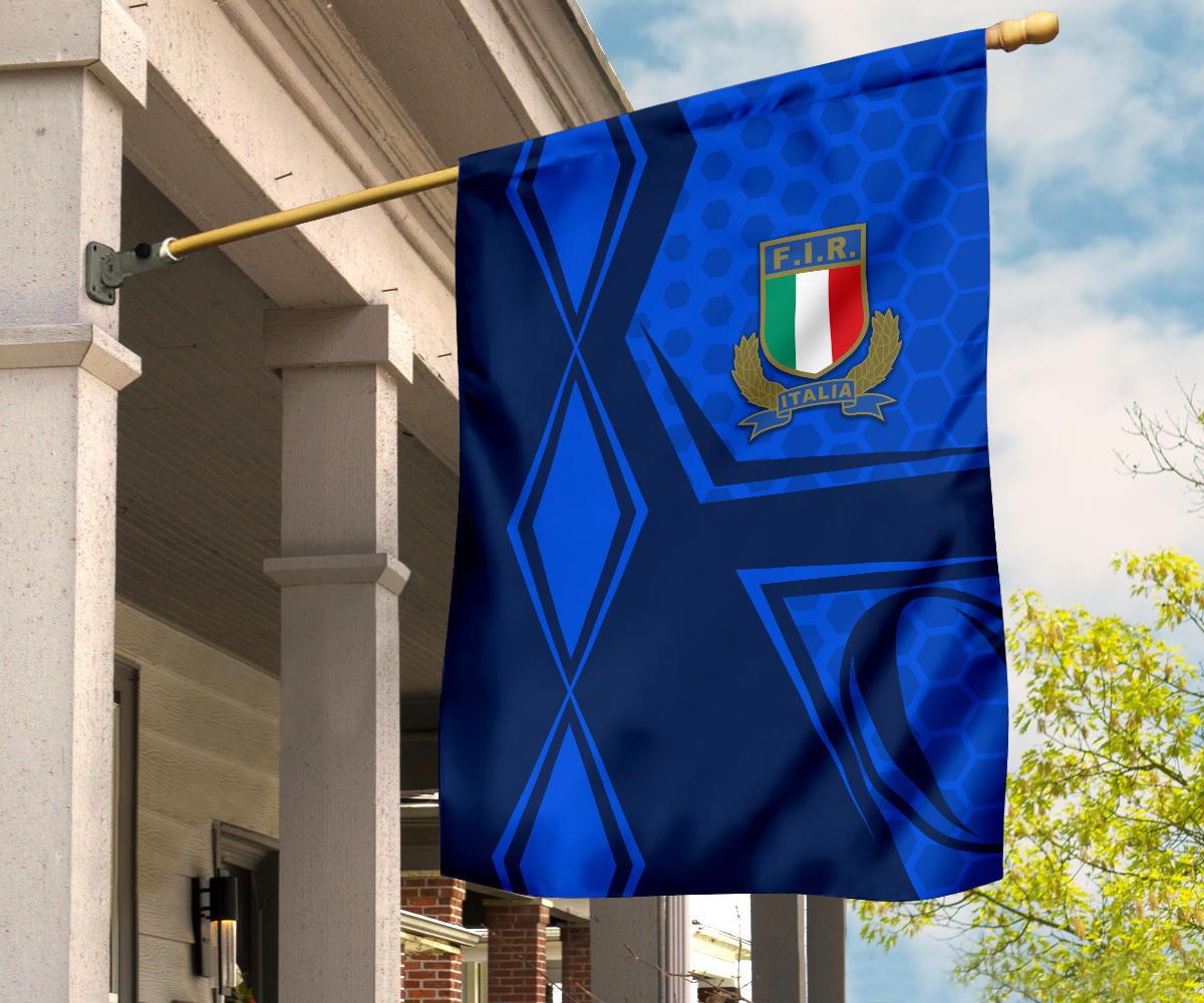 Italy Rugby Flag Gli Azzurri Vibes - Vibe Hoodie Shop