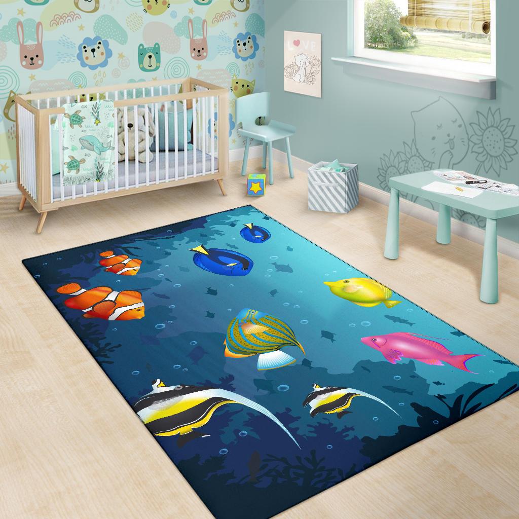 Australia Area Rug - Fish Rug Ocean Finding Nemo - Vibe Hoodie Shop