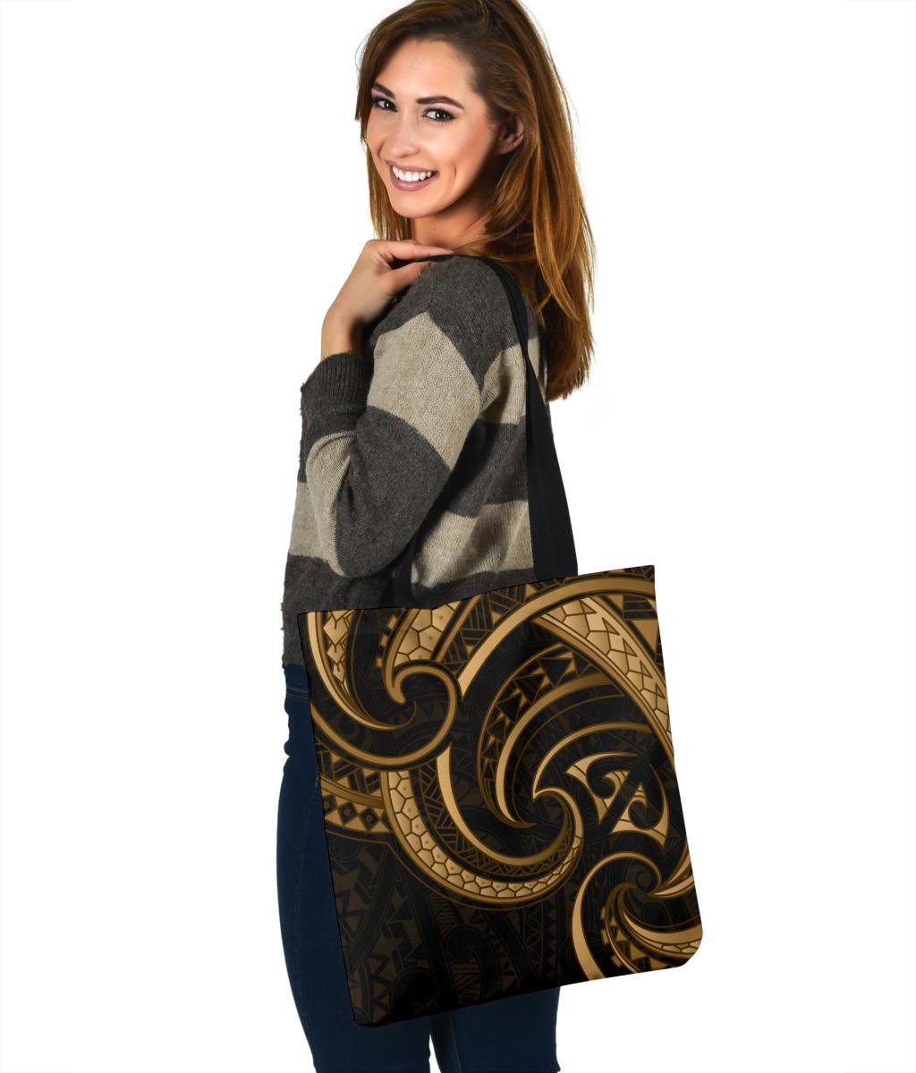 new-zealand-maori-mangopare-tote-bag-polynesian-gold