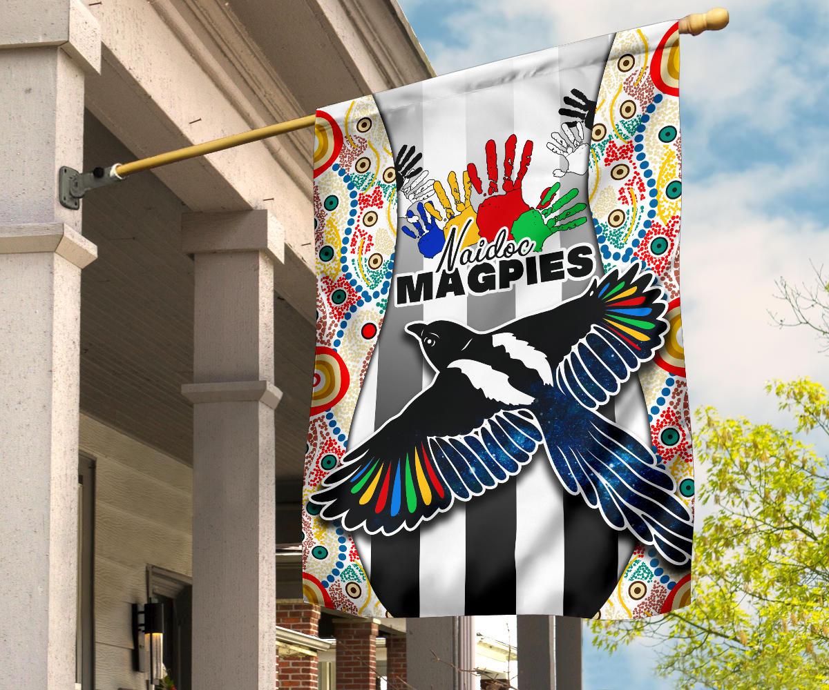 Magpies NAIDOC Week Flag Collingwood Modern Style - Vibe Hoodie Shop