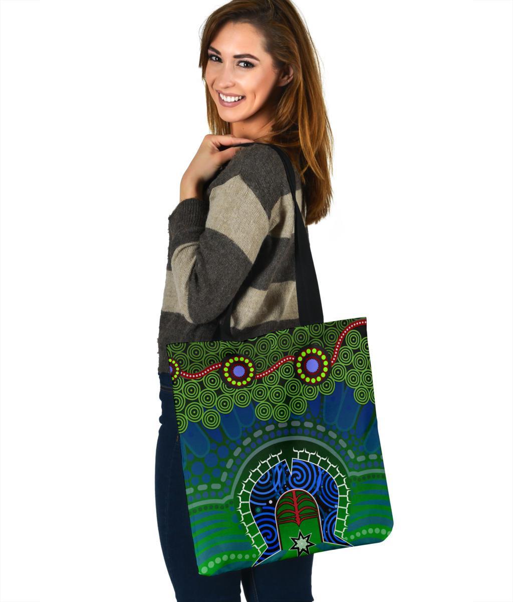 torres-strait-tote-bags-dhari-and-dot-patterns