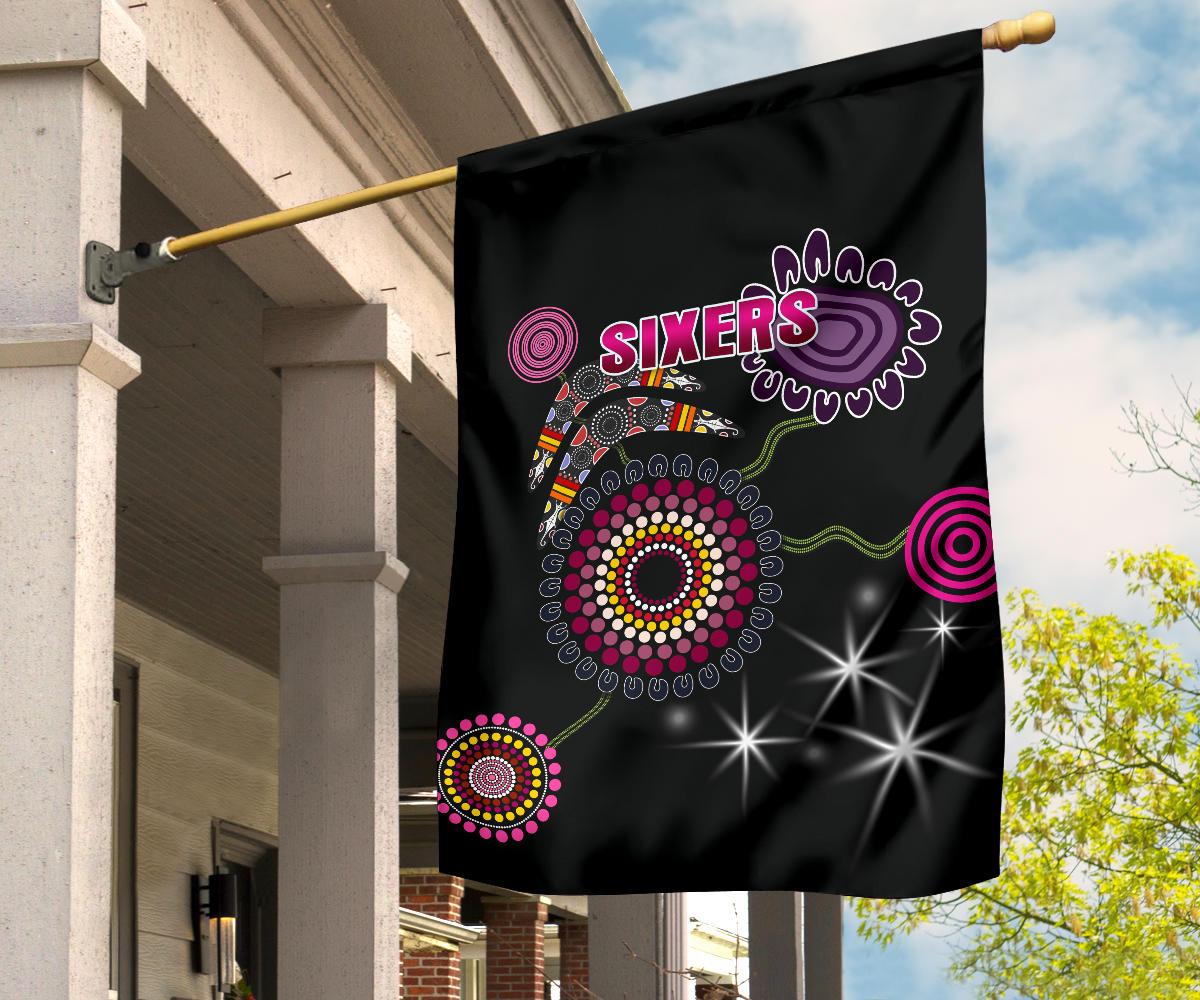 Sydney Flag Sixers Indigenous - Black - Vibe Hoodie Shop