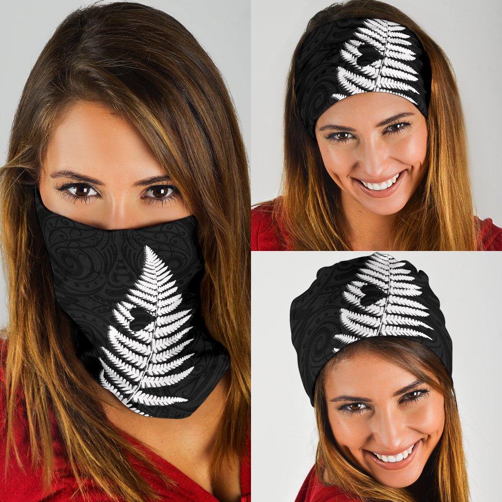 New Zealand Silver Fern Bandana, Maori Bandana - Vibe Hoodie Shop