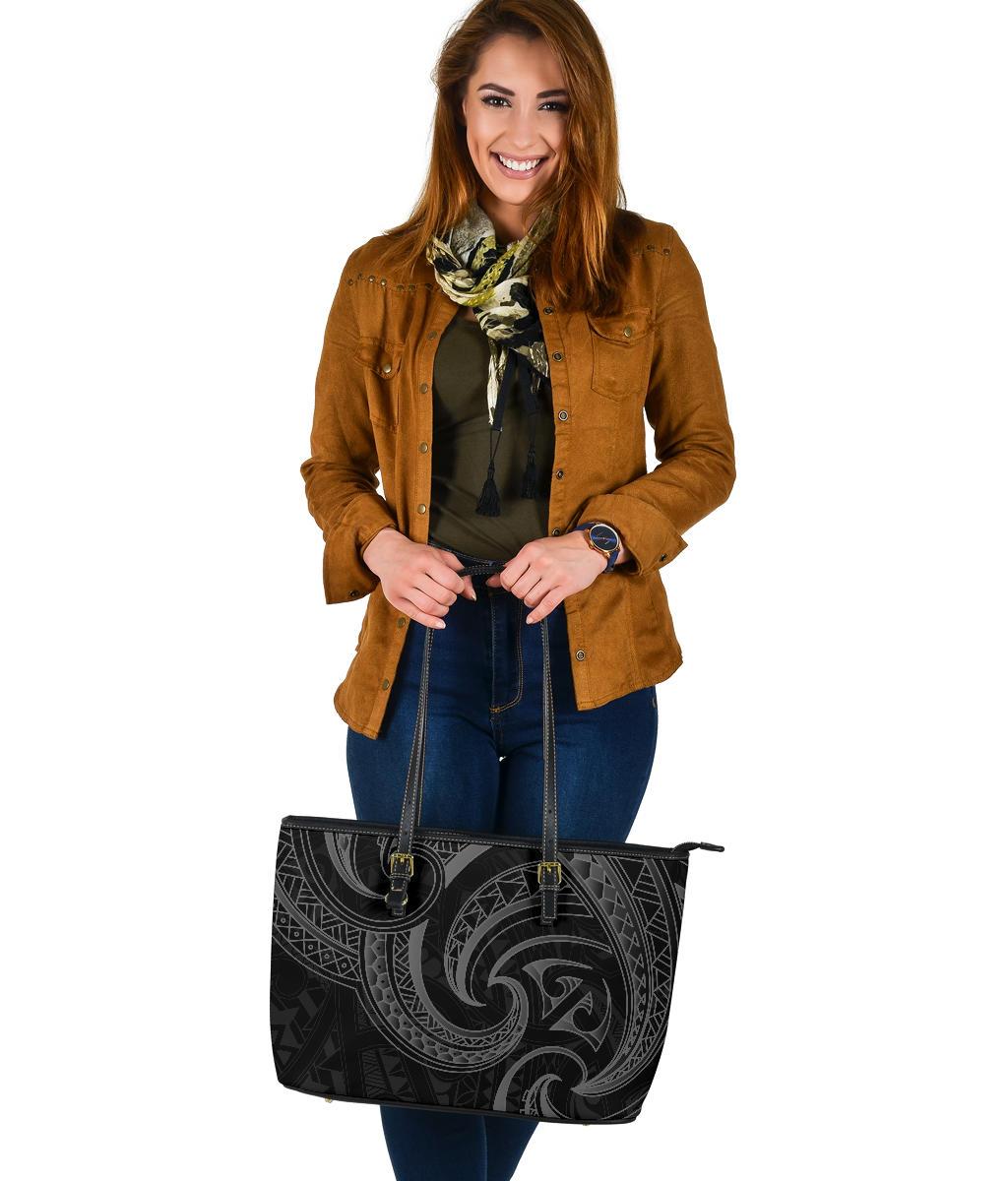 new-zealand-maori-mangopare-large-leather-tote-polynesian-black