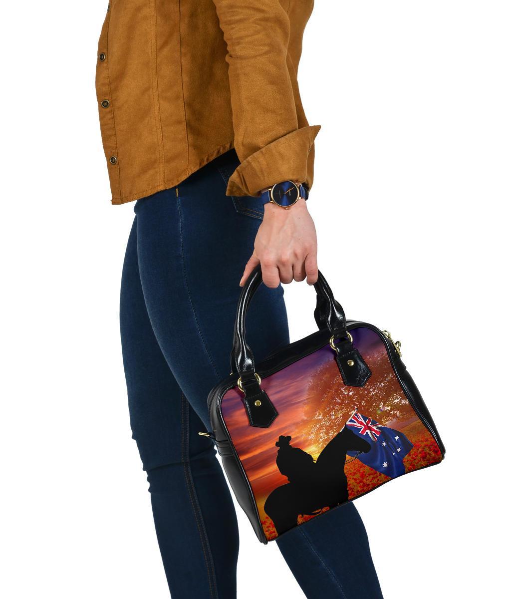 ANZAC Day 2021 Shoulder Handbag - Lest We Forget Ver01 - Vibe Hoodie Shop