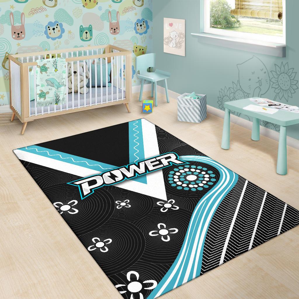 We Are Port Adelaide Area Rug Power - Vibe Hoodie Shop