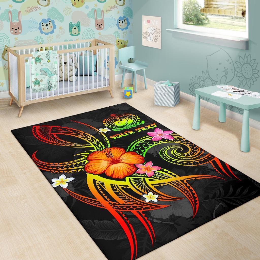 Polynesian Hawaii Personalised Area Rug - Legend of Samoa (Reggae) - Vibe Hoodie Shop