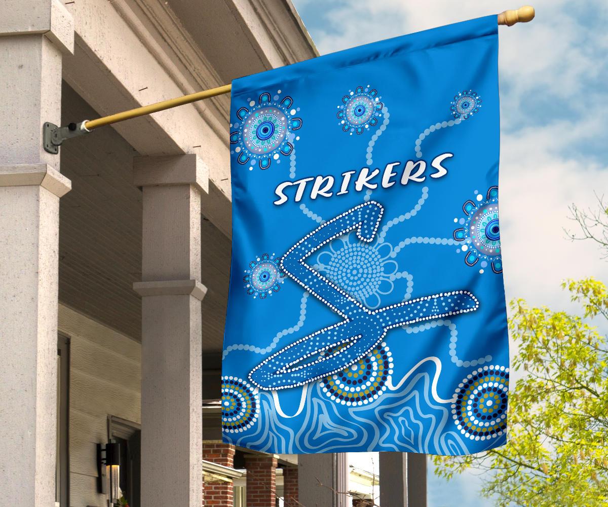 Adelaide Strikers Flag Indigenous Blue Energy - Vibe Hoodie Shop