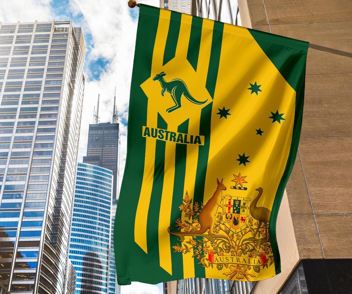 Flag - Australia Kangaroo Sign - Vibe Hoodie Shop