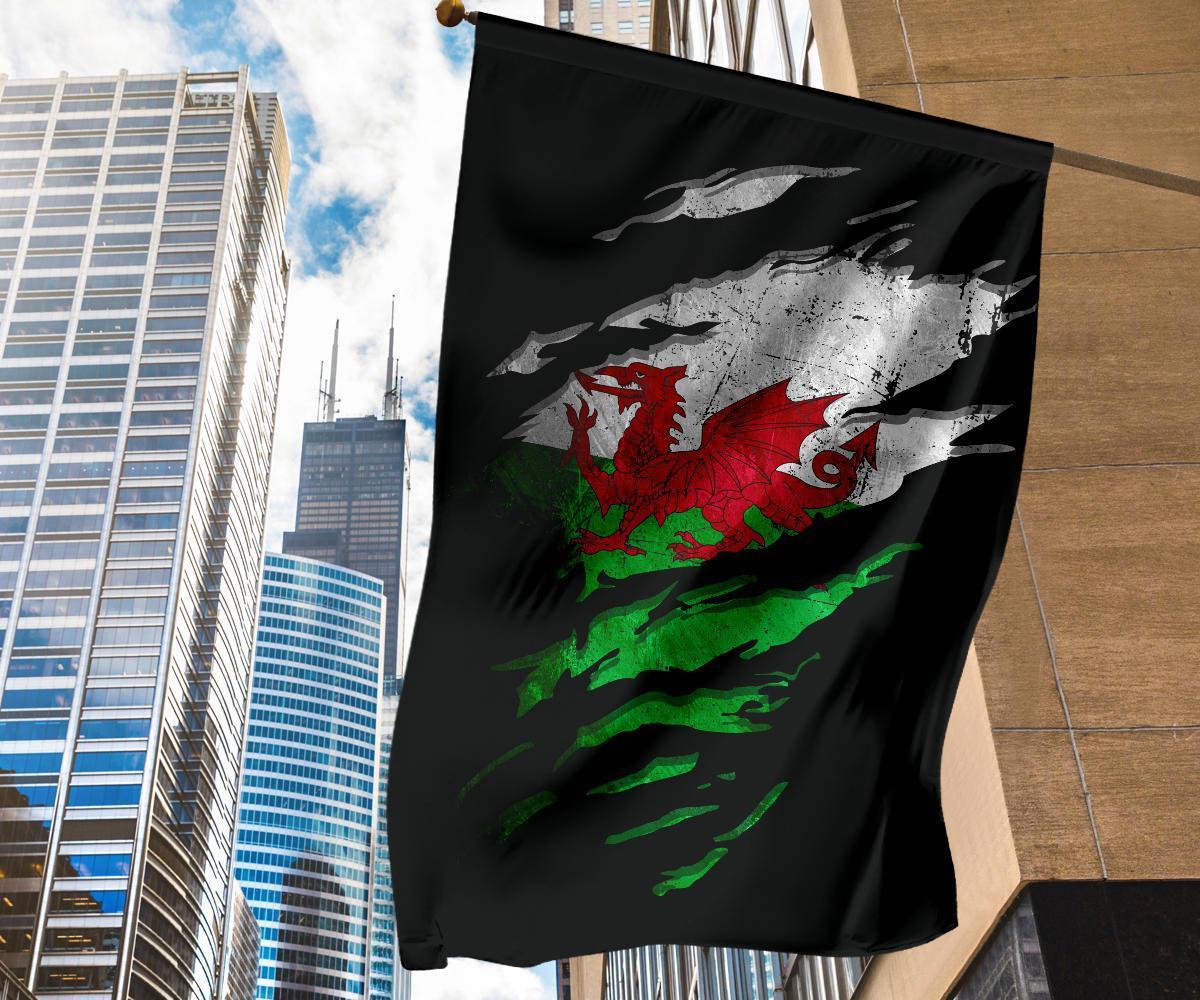 Wales in Me Flag - Special Grunge Style - Vibe Hoodie Shop