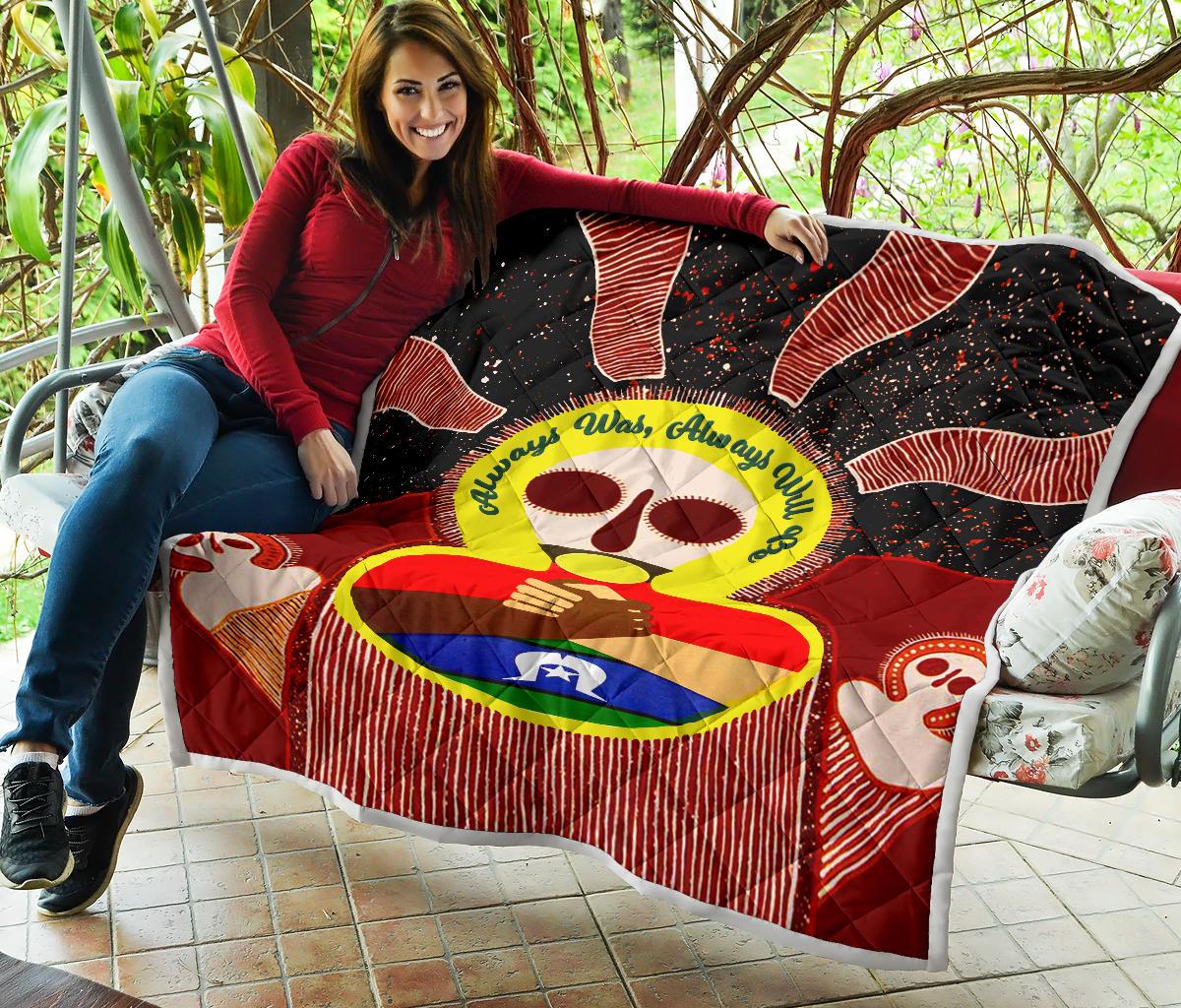 Aboriginal and Torres Strait Islanders Premium Quilt - NAIDOC Style - Vibe Hoodie Shop